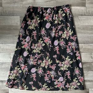 Multicolored Floral Maxi Skirt